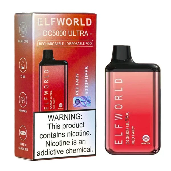 Одноразка Elf World Red Fairy (Сладкий Микс) DC5000 ULTRA