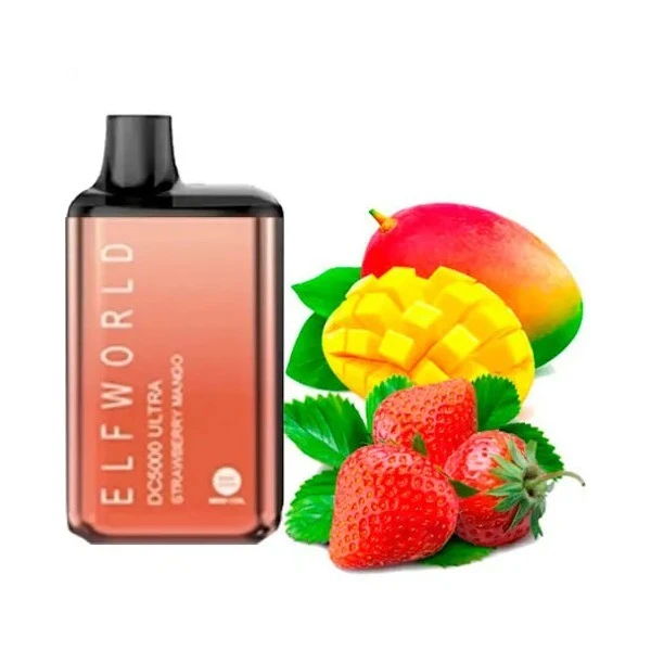 Одноразка Elf World Strawberry Mango (Полуниця Манго) DC5000 ULTRA