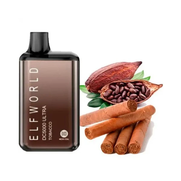 Одноразка Elf World Tobacco (Табак) DC5000 ULTRA