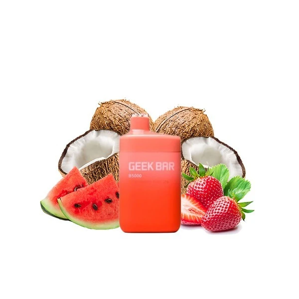 Одноразка Geek Bar Watermelon Strawberry Coconut (Кавун Полуниця Кокос) B5000