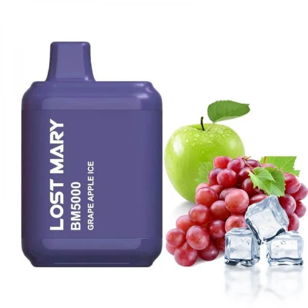 Одноразка Lost Mary Grape Apple Ice (Яблоко Виноград Лед) BM5000