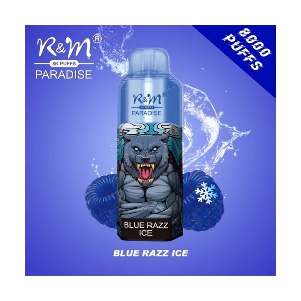 Одноразка R&M Legend Blue Razz Ice (Синя Малина Лід) 8000
