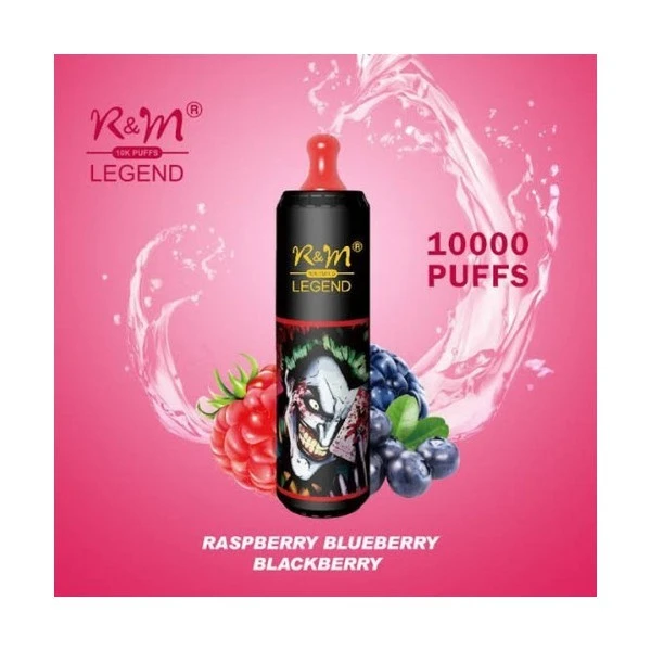 Одноразка R&M Legend Raspberry Blueberry Blackberry (Малина Чорниця Ожина) 10000