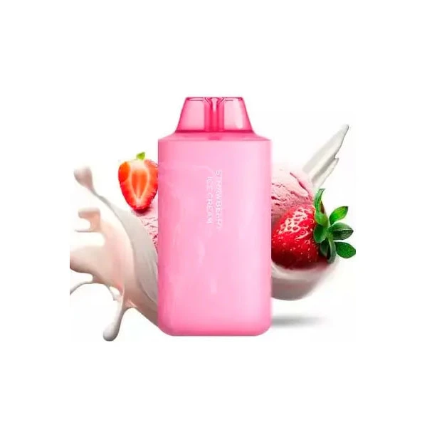 Одноразка Vozol Star Strawberry Ice Cream (Клубника Мороженое Лед) 7000