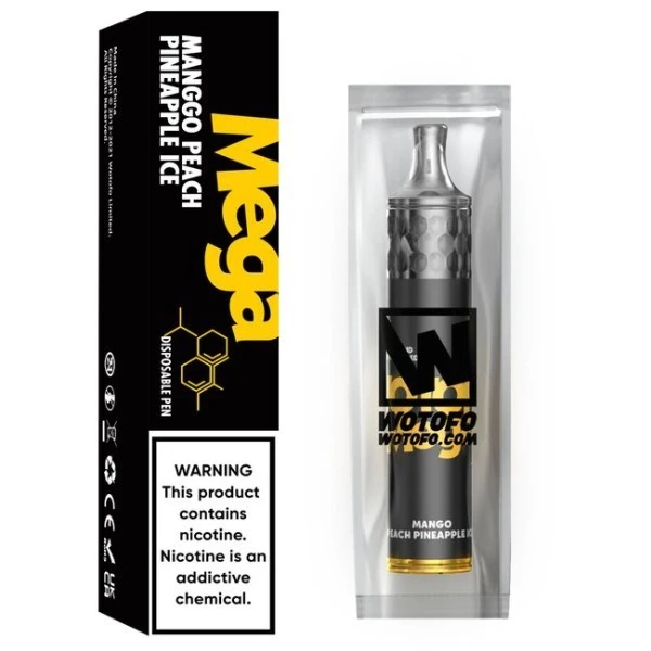 Одноразка Wotofo Mega Mango Peach Pineapple Ice (Манго Персик Ананас Лед) 1500