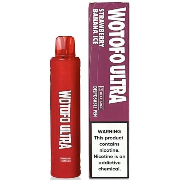 Одноразка Wotofo Ultra Strawberry Banana Ice (Клубника Банан Лед) 3000