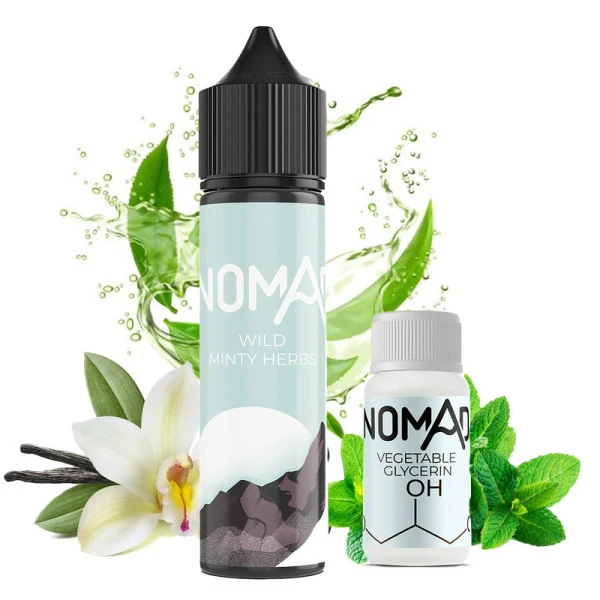 Органічна Рідина Nomad - Wild Minty Herbs (Ваніль М'ята) 60 МЛ 3 МГ Набір