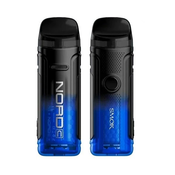 Pod-Система Smok Nord C Kit 1800 mAh Transparent Blue (Синий)