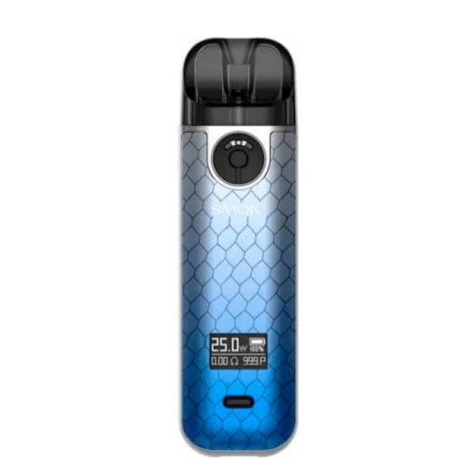 Pod-Система Smok Novo 4 Kit Blue Gray Cobra (Синий-Cерый-Кобра)