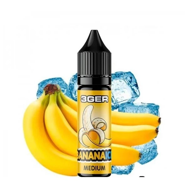 Солевая Жидкость 3GER Salt - Banana Ice 15 МЛ 50 МГ (Банан)