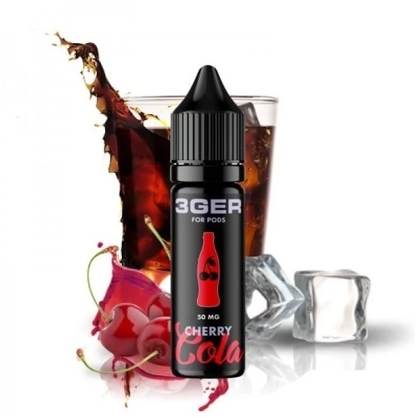 Солевая Жидкость 3GER Salt - Cherry Cola 15 МЛ 50 МГ (Вишня Кола)