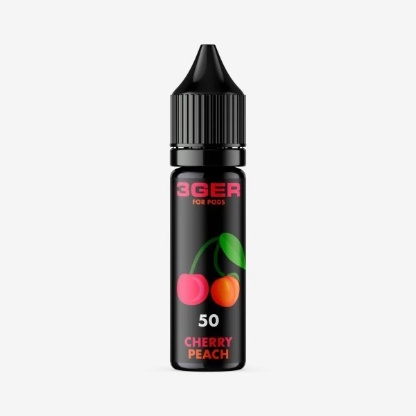 Солевая Жидкость 3GER Salt - Cherry Peach 15 МЛ 50 МГ (Вишня Персик)