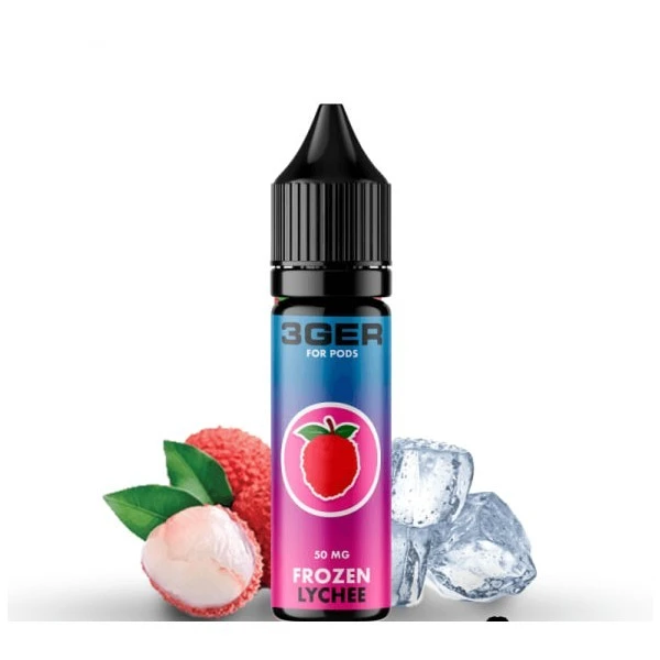 Солевая Жидкость 3GER Salt - Frozen Lychee 15 МЛ 50 МГ (Холодное Личи)