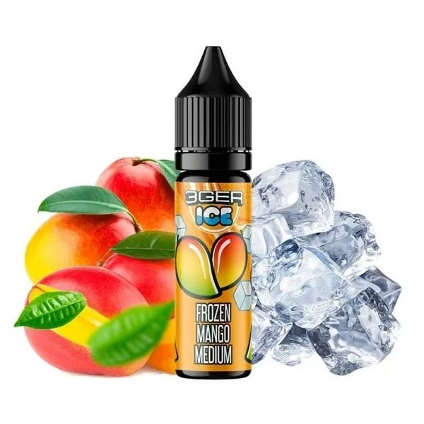 Сольова Рідина 3GER Salt - Frozen Mango 15 МЛ 50 МГ (Холодне Манго)
