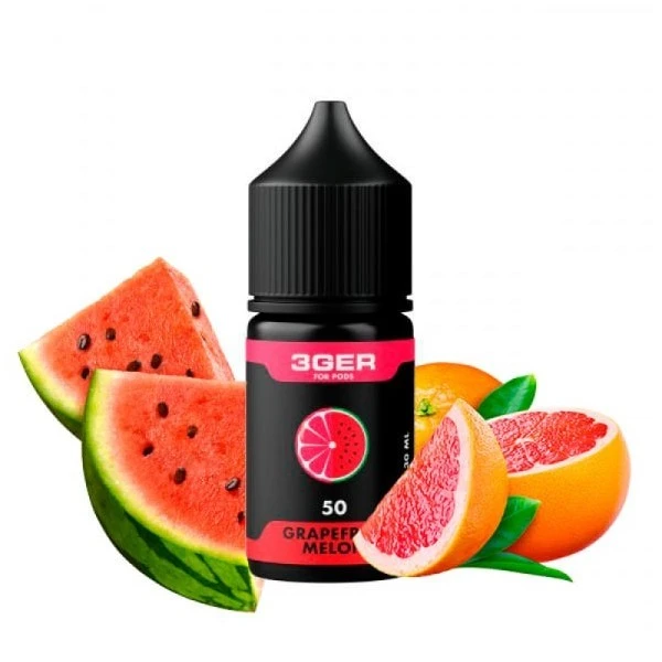 Сольова Рідина 3GER Salt - Grapefruit Melon 30 МЛ 50 МГ (Грейпфрут Диня)