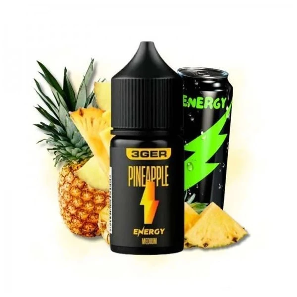 Солевая Жидкость 3GER Salt - Pineapple Energy 30 МЛ 50 МГ (Ананас Энергетик)