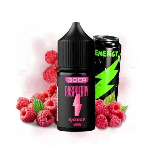 Солевая Жидкость 3GER Salt - Raspberry Energy 30 МЛ 50 МГ (Малина Энергетик)