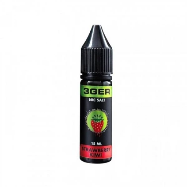 Солевая Жидкость 3GER Salt - Strawberry Kiwi 15 МЛ 50 МГ (Клубника Киви)