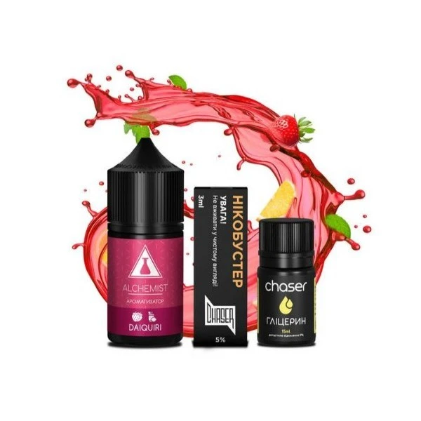 Солевая Жидкость Alchemist FL - Daiquiri (Клубничный Лимонад) 30 МЛ 50 МГ Набор