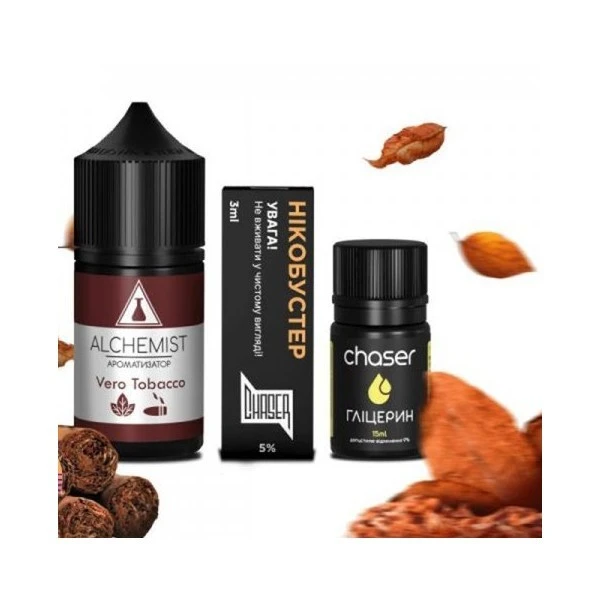 Солевая Жидкость Alchemist - Vero Tobacco (Табак) 30 МЛ 50 МГ Набор