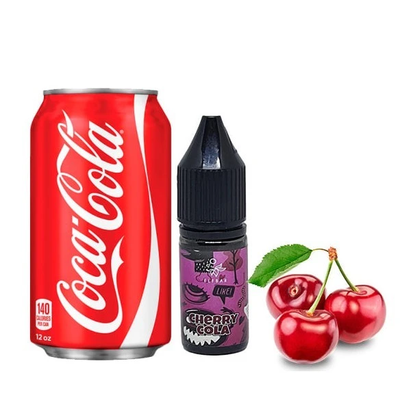 Солевая Жидкость Elf Bar Limited Cherry Cola 10 МЛ 50 МГ (Вишня Кола)