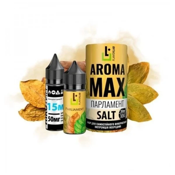 Солевая Жидкость Flavorlab Aroma Max Parliament (Табак) 30Мл 50Мг Набор