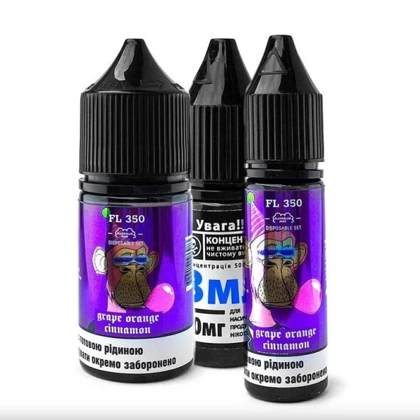 Сольова Рідина Flavorlab FL 350 Grape Orange Cinnamon (Виноград Апельсин Кориця) 30 МЛ 50 МГ Набір