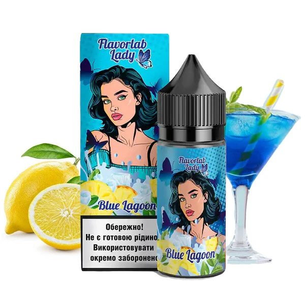 Солевая Жидкость Flavorlab Lady Blue Lagoon (Цитрус) 30 МЛ 50 МГ Набор