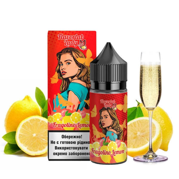 Солевая Жидкость Flavorlab Lady Fragolino Lemon (Лимон Фраголино) 30 МЛ 50 МГ Набор