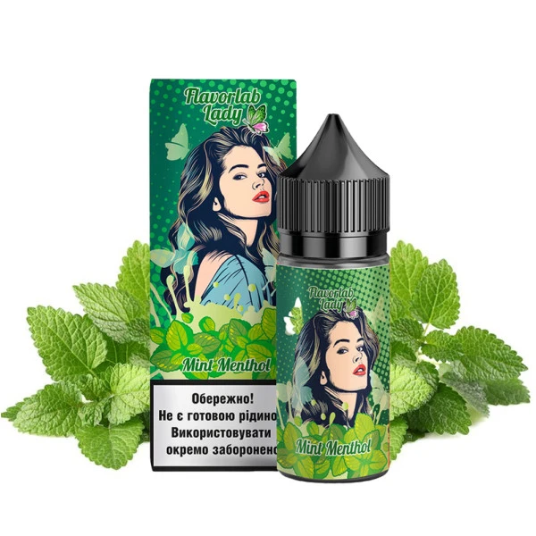 Солевая Жидкость Flavorlab Lady Mint Menthol (Ментол Мята) 30 МЛ 50 МГ Набор
