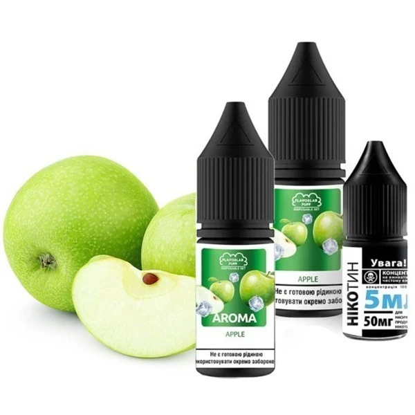 Солевая Жидкость Flavorlab Puff Apple (Яблоко) 10Мл 50Мг Набор