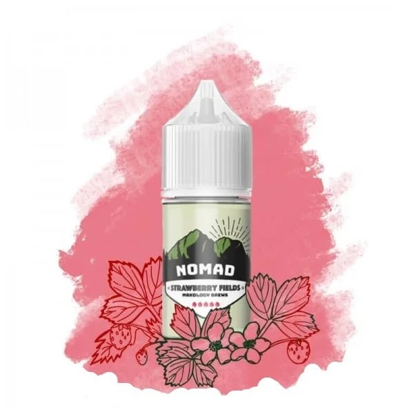 Солевая Жидкость Nomad - Strawberry Fields (Клубника) 30ML 50 MG