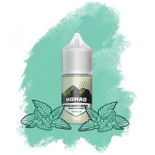 Солевая Жидкость Nomad - Wild Minty Herbs (Дикая Мята) 30ML 50 MG