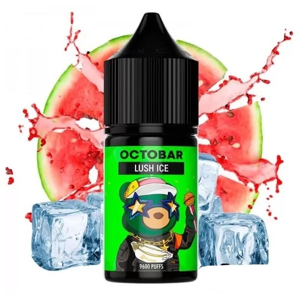 Сольова Рідина Octobar Salt Lush Ice (Кавун Лід) 30 МЛ 50 МГ