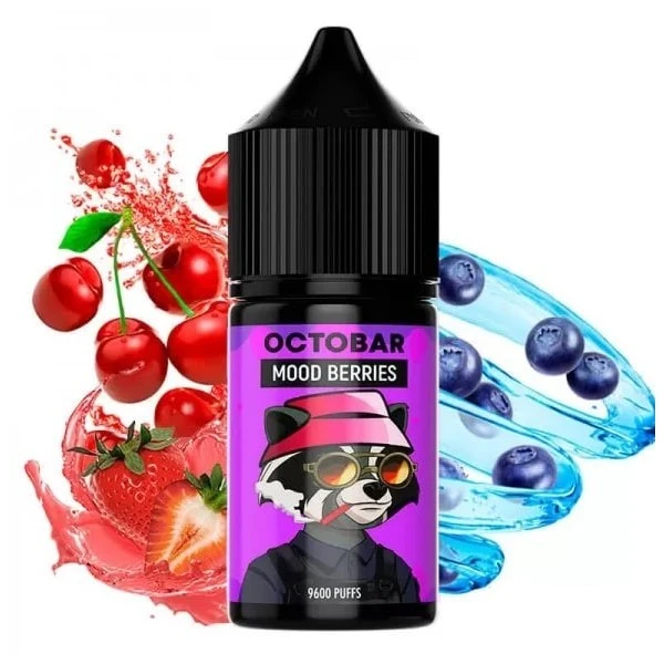 Солевая Жидкость Octobar Salt Mood Berries (Ягодный Микс) 30 МЛ 50 МГ