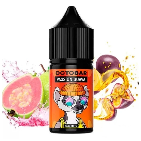 Солевая Жидкость Octobar Salt Passion Guava (Маракуйя Гуава) 30 МЛ 50 МГ