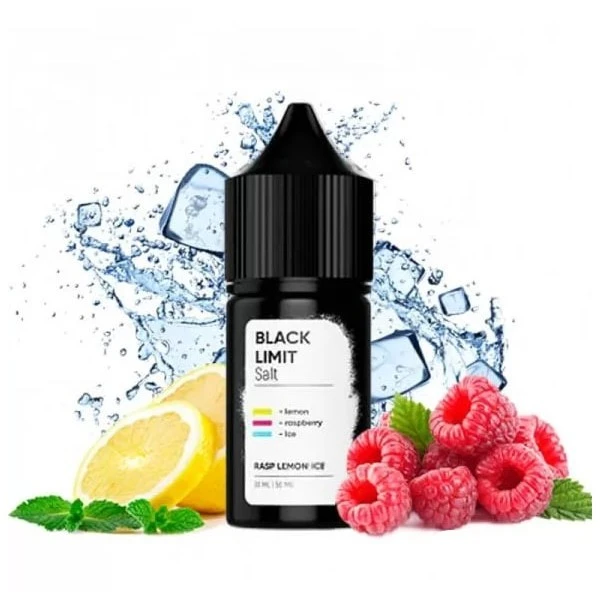 Сольова Рідина Octolab Black Limit Salt Lemon Raspberry Ice (Лимон Малина Лід) 30 МЛ 50 МГ