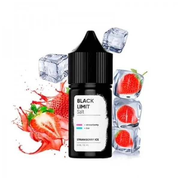 Солевая Жидкость Octolab Black Salt Strawberry Ice (Клубника Лед) 30 МЛ 50 МГ