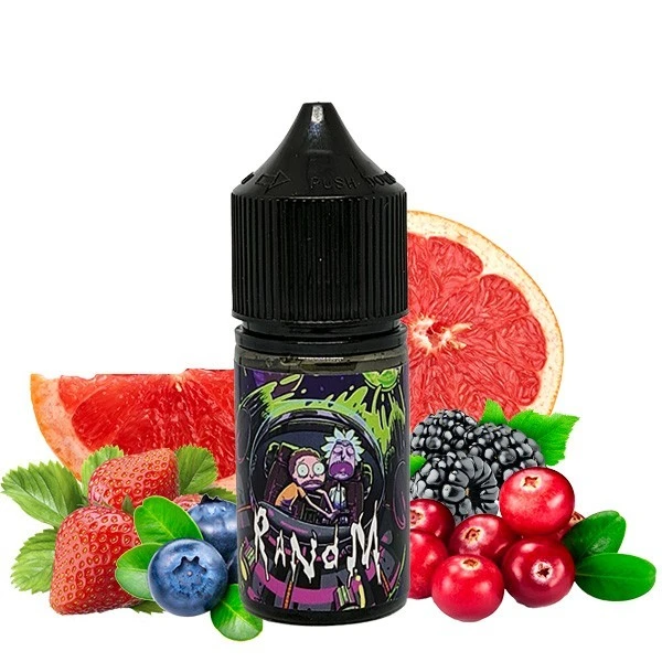 Сольова Рідина RANDM - Cramberry Mix (Журавлина Полуниця Чорниця Шовковиця Грейпфрут) 30 МЛ 50 МГ