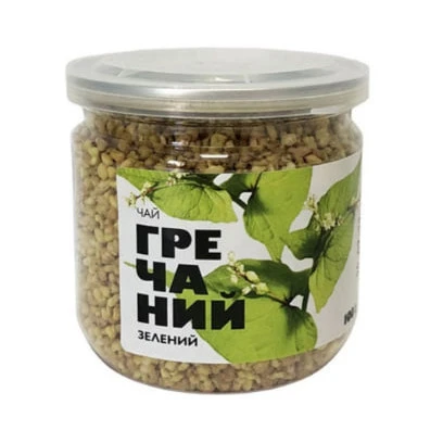Чай Ку Цяо Зелёный (Гречишный) Tea Genuine Банка 100 Грамм
