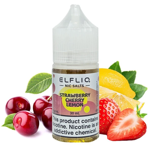Жидкость Elf Liq Strawberry Cherry Lemon (Клубника Вишня Лимон) 30мл