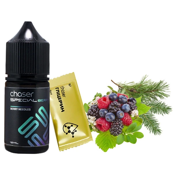 Набір Сольової Рідини Chaser Special Berry - Berry Needles (Ягоди Хвоя) 30 МЛ 50 МГ