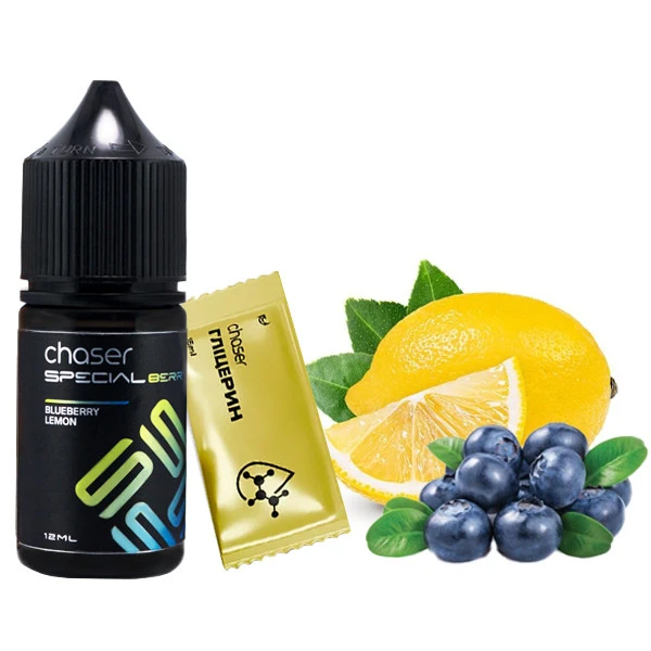 Набор Солевая Жидкость Chaser Special Berry - Blueberry Lemon (Черника Лимон) 30 МЛ 50 МГ