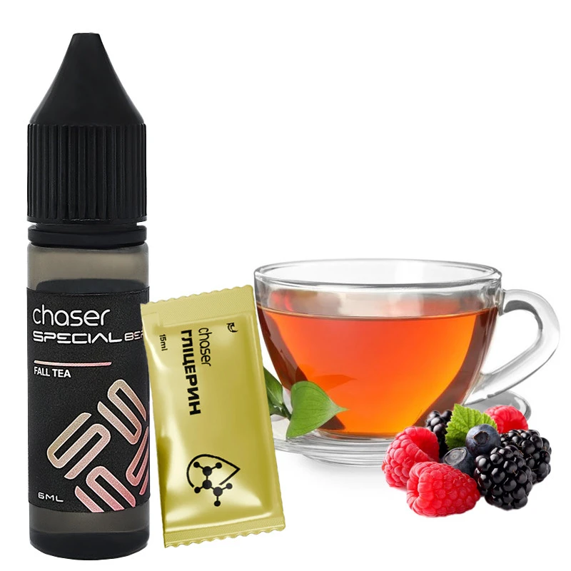 Набор Солевая Жидкость Chaser Special Berry - Fall Tea (Ягодный Чай) 15 МЛ 50 МГ