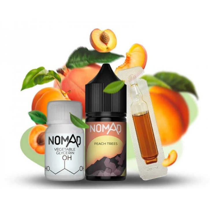 Набор Солевая Жидкость Nomad - Peach Trees V.2 (Персик) 30Мл 50Мг