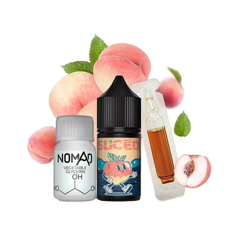Набір Сольова Рідина Sliced ​​- Peach (Персик) 30Мл 50Мг