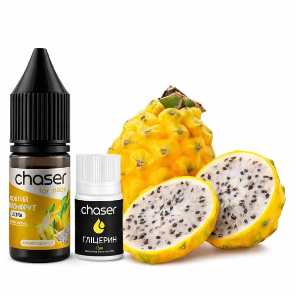 Набор Солевая Жидкость Chaser - Yellow Dragonfruit (Желтый Драгонфрут) 10 МЛ 50 МГ