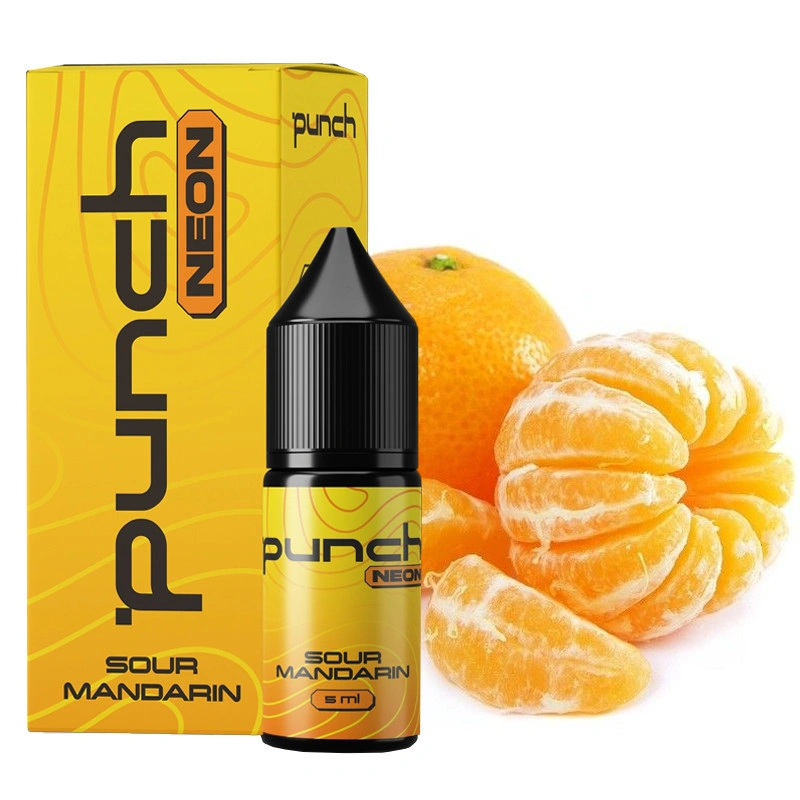Набор Солевая Жидкость Punch Neon - Sour Mandarin (Кислый Мандарин) 10 МЛ 50 МГ