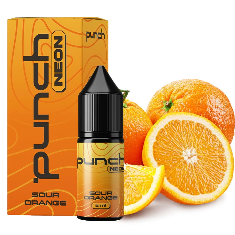 Набор Солевая Жидкость Punch Neon - Sour Orange (Кислый Апельсин) 10 МЛ 50 МГ