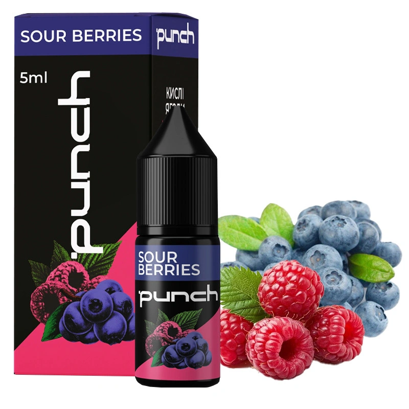 Набор Солевая Жидкость Punch - Sour Berries (Кислые Ягоды) 10 МЛ 50 МГ